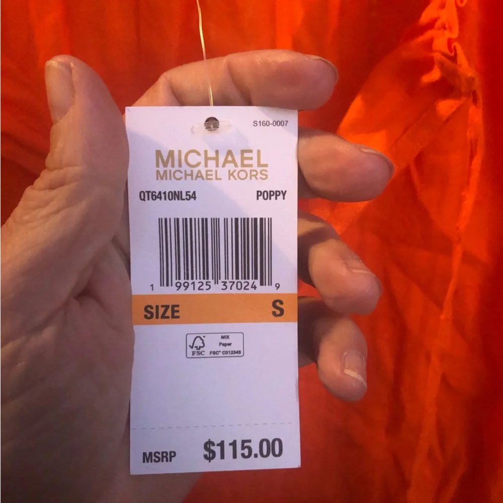 Michael Kors - Bright Orange Blouse